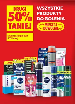 Produkty do golenia promocja w Biedronka