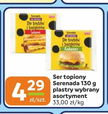 Ser topiony Serenada plastry Salami promocja w Społem Częstochowa
