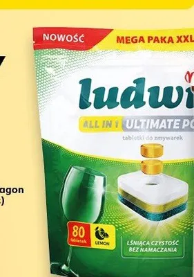 Tabletki do zmywarek All in 1 Ultimate Power Lemon LUDWIK promocja w Kaufland