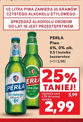 Piwo Perła Chmielowa promocja w Kaufland