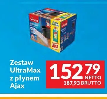 Zestaw UltraMax z płynem Ajax Vileda promocja w Makro