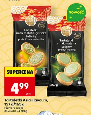 Tartaletki smak matcha-gruszka Asia Flavours promocja w Biedronka