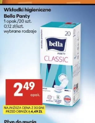 Wkładki higieniczne Bella Panty Classic promocja w Delikatesy Centrum
