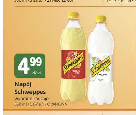Napój gazowany Schweppes Mojito promocja w Marketvita