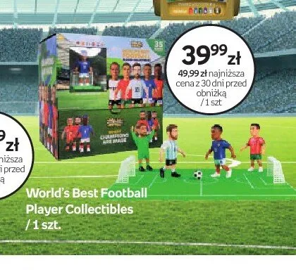 Figurki World's Best Football Player Collectibles promocja w Dzień Dziecka