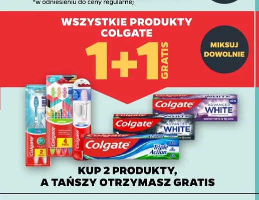Pasta do zębów Colgate Advanced White promocja w Netto