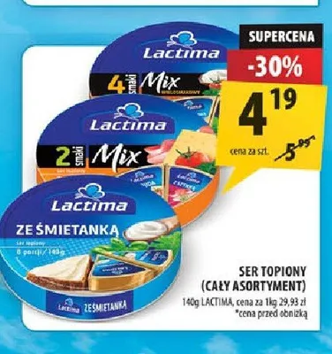 Ser topiony Lactima 2 Mix promocja w Arhelan