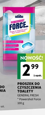 Proszek do czyszczenia toalety General Fresh Powershot Force promocja w Intermarche