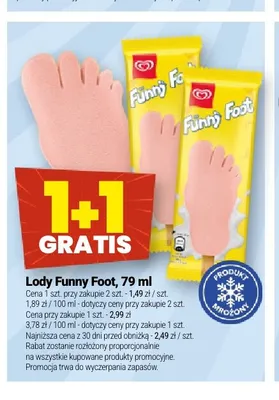 Lody Funny Foot promocja w Twój Market
