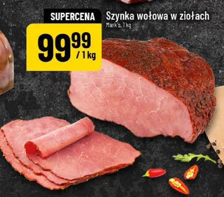 Szynka wołowa w ziołach promocja w POLOmarket