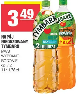 Napój niegazowany Tymbark promocja w SPAR