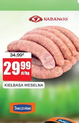 Kiełbasa weselna Kabanos promocja w Bingo