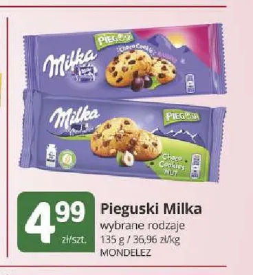 Ciastka Pieguski Milka Choco Cookie promocja w Marketvita