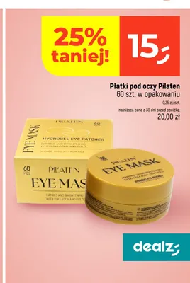 Płatki pod oczy hydrożelowe Pil'aten Eye Mask 60-pak promocja w Dealz