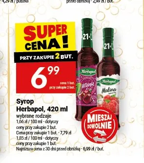 Syrop Herbapol 420 ml promocja w Twój Market