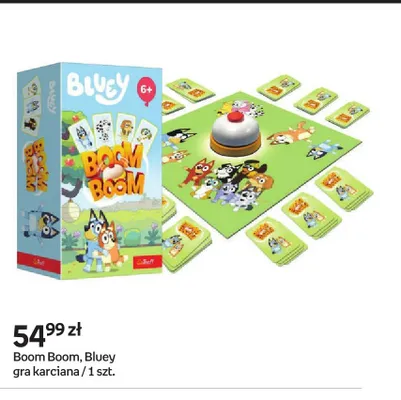 Gra karciana Trefl Boom Boom Bluey promocja w Empik