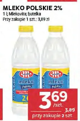 Mleko polskie 2% Mlekovita promocja w Stokrotka