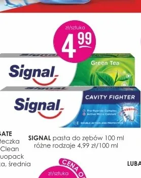 Pasta do zębów Signal Cavity Fighter promocja w Drogerie Jasmin