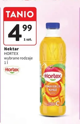 Nektar Hortex Pomarańcza Mango promocja w Intermarche