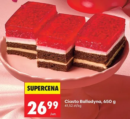 Ciasto Balladyna 650 g promocja w Biedronka