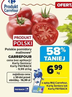 Pomidory truskawkowe Carrefour promocja w Carrefour