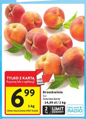 Brzoskwinia luz promocja w Intermarche