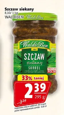 Szczaw siekany WaldiBen promocja w Prim Market