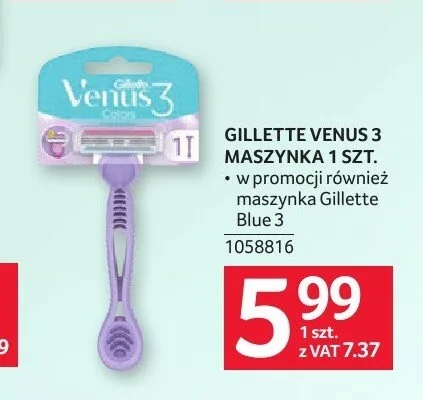 Maszynka GILLETTE VENUS 3 promocja w Selgros