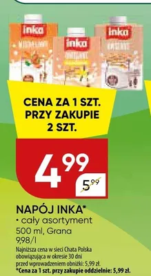 Napój Inka promocja w Chata Polska