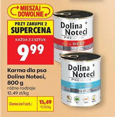 Karma dla psa wołowina promocja w Biedronka