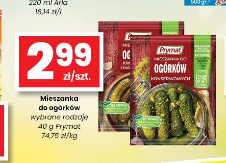 Mieszanka do ogórków Prymat promocja w emma MARKET