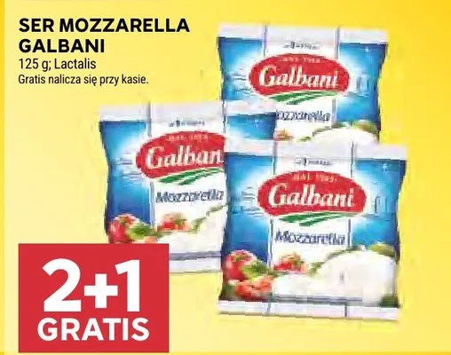 Ser Mozzarella Galbani promocja w Stokrotka