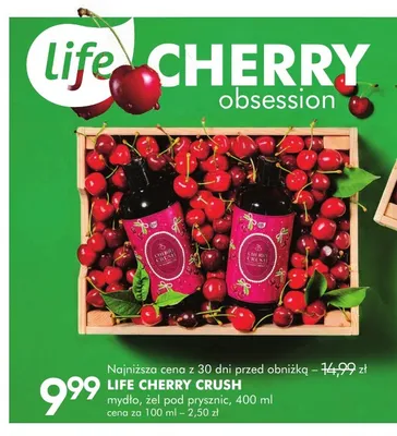 Żel pod prysznic Life Cherry Crush promocja w Super-Pharm