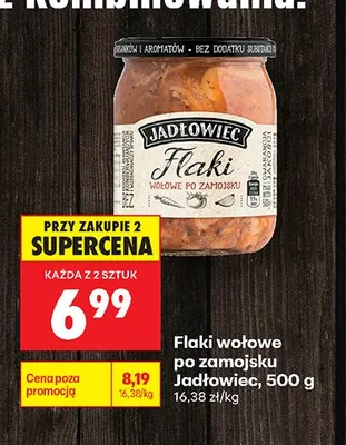 Flaki wołowe po zamojsku Jadłowiec promocja w Biedronka