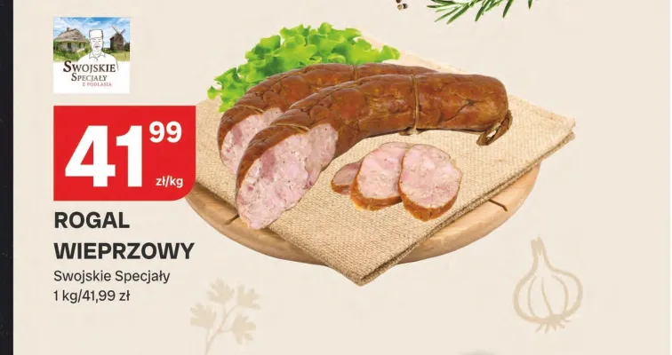 Rogal wieprzowy Swojskie Specjały promocja w Chorten