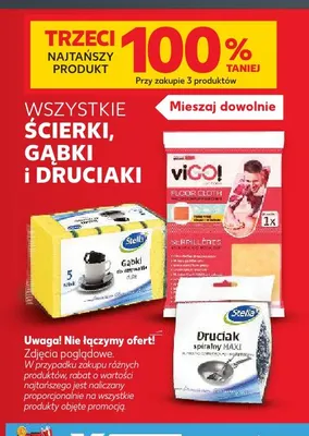 Gąbki do zmywania Stella 5 szt. promocja w Kaufland