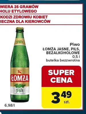 Piwo Łomża promocja w Globi