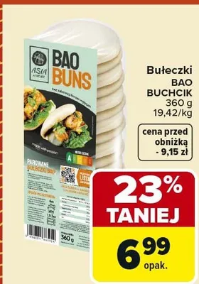 Bułeczki Bao Buchcik promocja w Carrefour