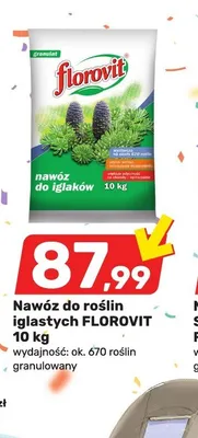 Nawóz do roślin iglastych FLOROVIT granulowany 10kg promocja w Bricomarche