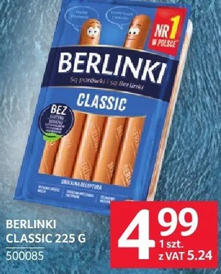 Berlinki Classic 225g Sokołów 500085 promocja w Selgros