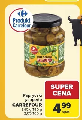 Papryczki jalapeño Carrefour promocja w Carrefour Market