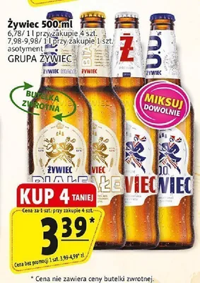 Piwo Żywiec Premium promocja w Prim Market