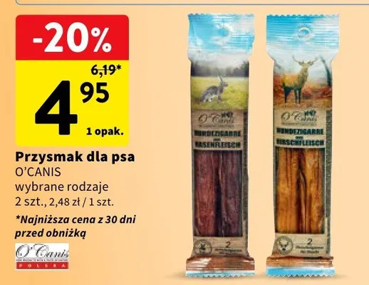 Przysmak dla psa promocja w Intermarche