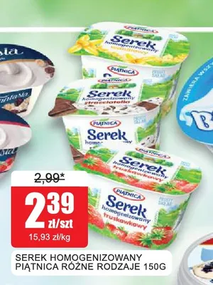 Serek homogenizowany Piątnica promocja w Bingo
