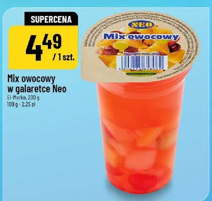 Mix owocowy w galaretce promocja w POLOmarket