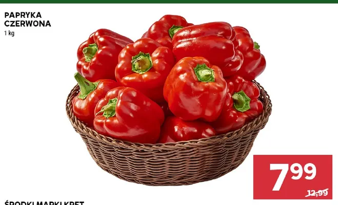 Papryka czerwona promocja w Stokrotka
