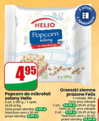 Orzeszki ziemne prażone Felix promocja w Dino