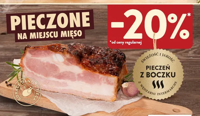 Pieczeń z boczku Intermarché promocja w Intermarche