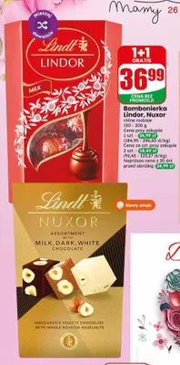 Bombonierka Lindt Lindor Milk promocja w Dino