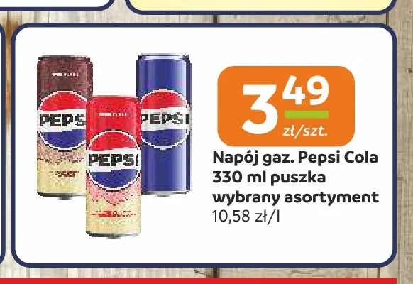 Napój gazowany Pepsi Cola promocja w Społem Częstochowa